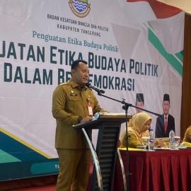 Jelang Pilbup 2024, Parpol dan Ormas di Kabupaten Tangerang Diminta Jaga Etika Politik