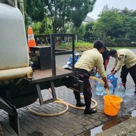 Pasca Kebocoran Pipa WTP Sampora Tangerang, Warga BSD Masih Kesulitan Air Bersih 