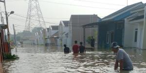 Perumahan Grand Harmoni 2 Balaraja Tangerang Kebanjiran, Warga: Ini Paling Parah