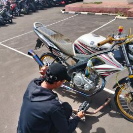 Polsek Pondok Aren Amankan 20 Motor Berknalpot Brong di Bintaro Tangsel