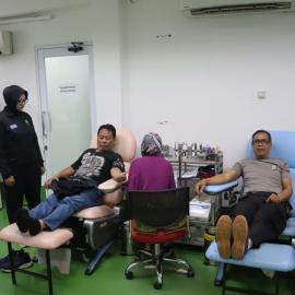 Rayakan HUT Humas Polri ke-74, Ratusan Polres Metro Tangerang Kota Donorkan Darah