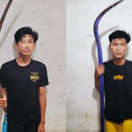 Diduga Janjian Tawuran di Jalan Raya Perancis, Kode dan Kunyuk Tertangkap Polisi Bawa Celurit