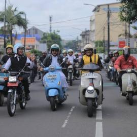 Riding Bareng Ratusan Biker, Wali Kota Tangerang Dorong Inovasi Pemuda