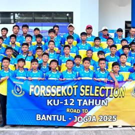 Wakil Ketua PSSI Kota Tangerang Lepas Tim Forssekot U12 ke Piala Bupati Bantul 2025