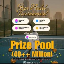 Makin Seru, Youtuber Fadi Iskandar Ikut Meriahkan Halloween dengan Unseen Fun Padel Tournament di Bintaro